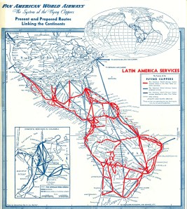 Map from 1945 timetable.