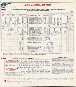 PA timetable 1948 East Coast Latin American