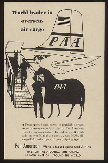 1953 パンナム エアライン Pan Am Airline 最上 ポスター